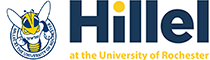Hillel at the University of Rochester logo with Rocky