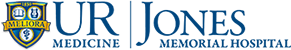 UR Medicine | Jones Memorial Hospital word mark logo