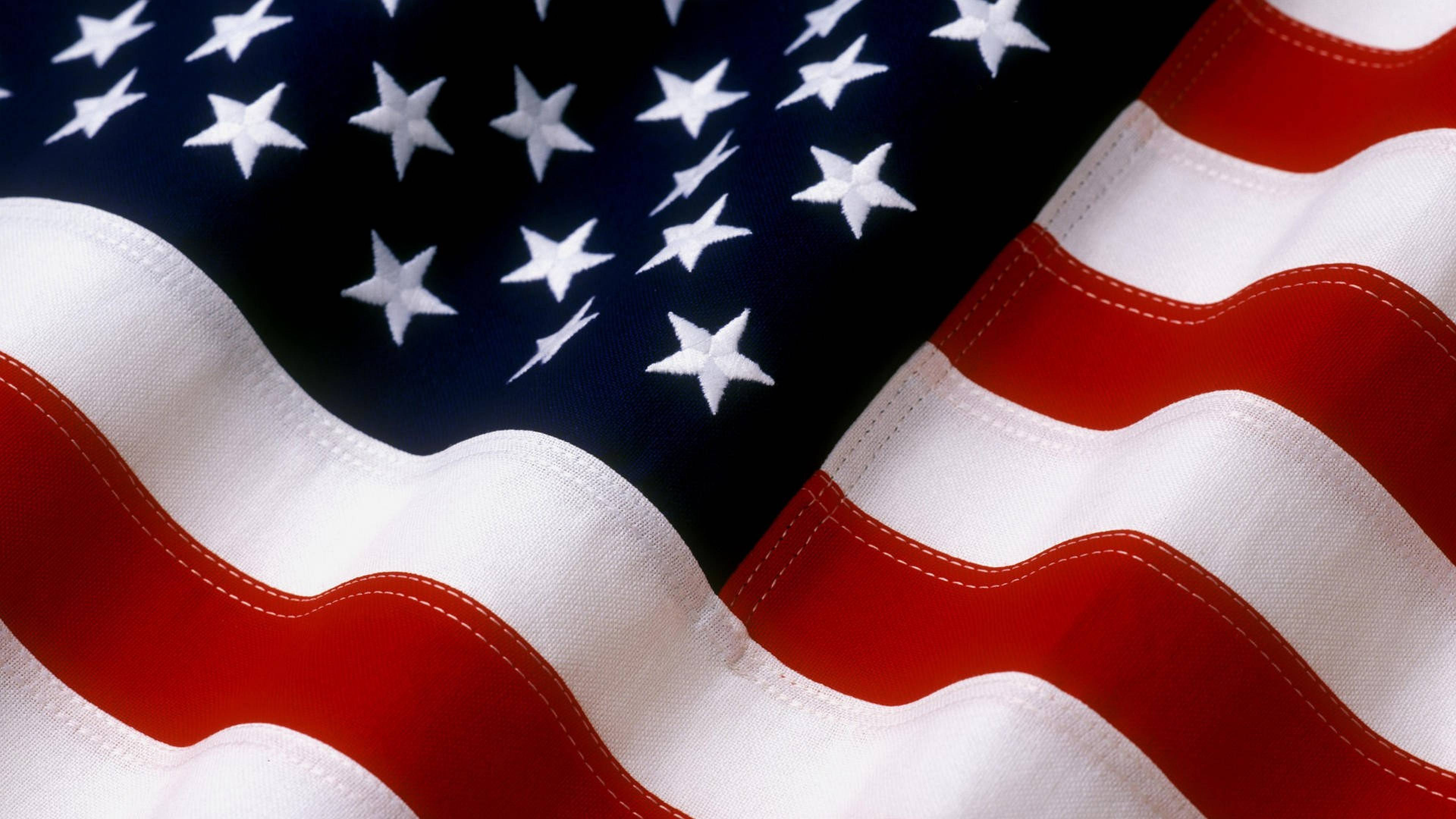 american flag waving