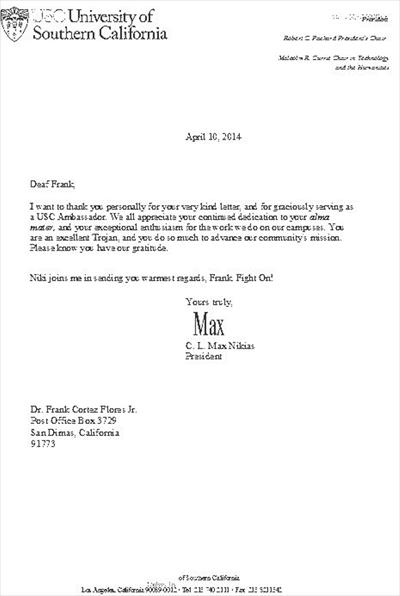 writing a letter of recommendation usc benefits usc recommendation letter