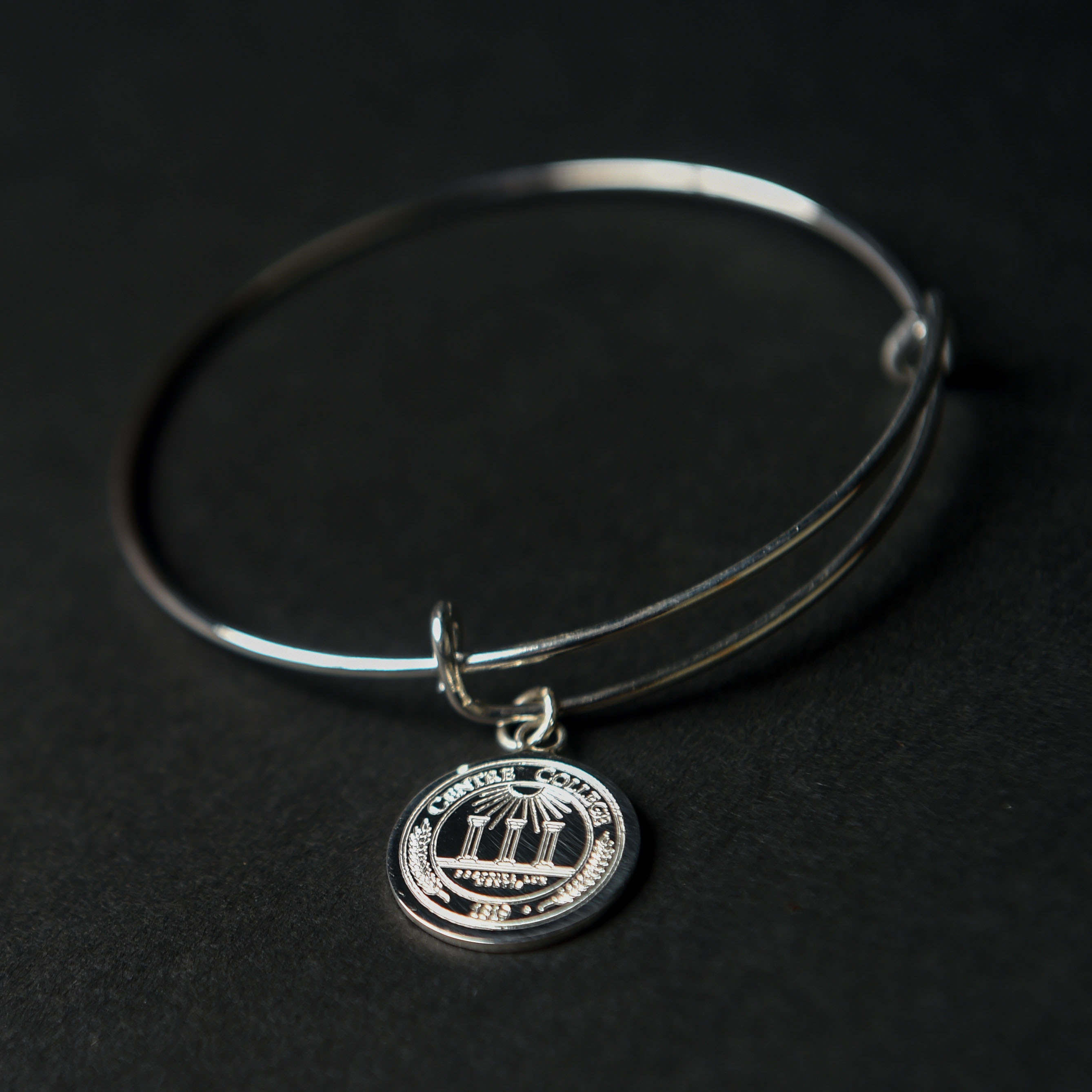 Jerome Charm On A 8 Inch Round Double Loop Bangle Bracelet St Jerome Charm On A 8 Inch Round Double Loop Bangle Bracelet St